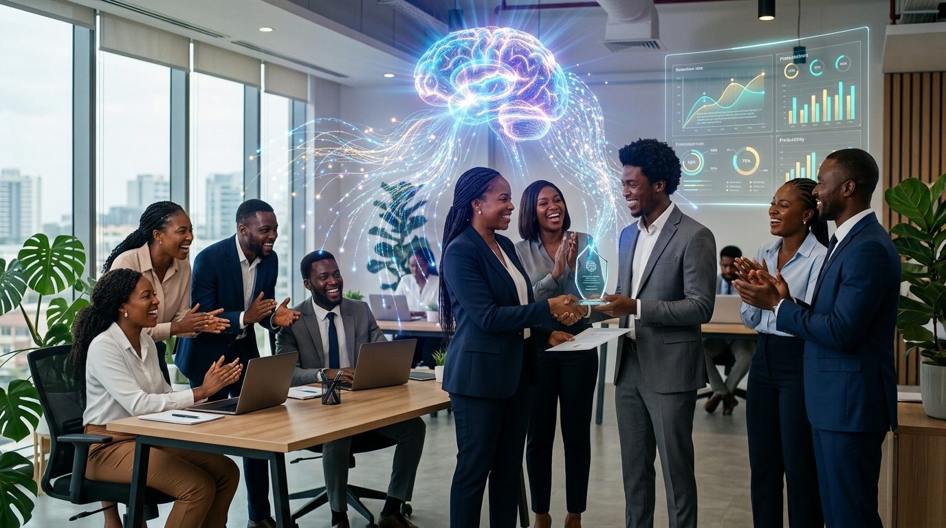 Engaged corporate team illustrating employee retention and people strategy